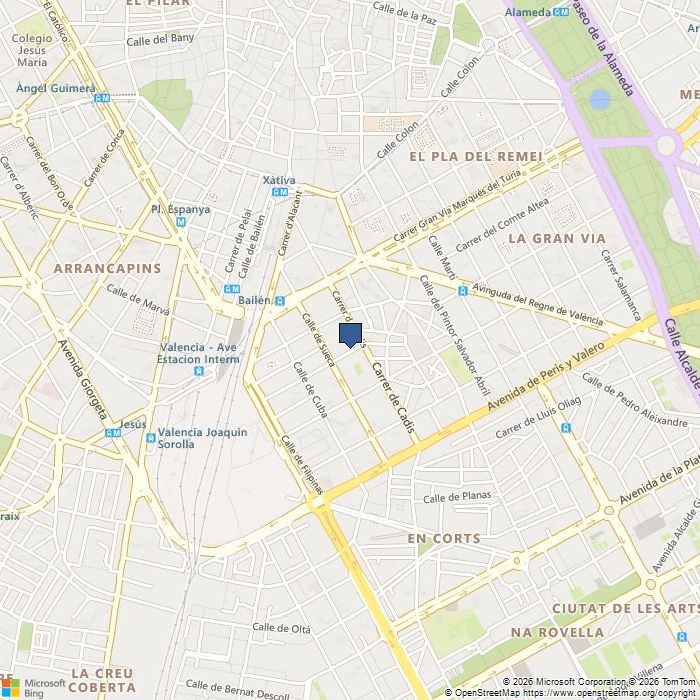 Map of Puerto Rico, 8-12, Valencia, Valencia, 46006 Spain