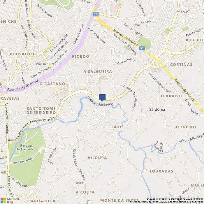 Map of Rúa da, Rúa Barxa do Covelo 4, 36214 Vigo, Pontevedra, España, Spain