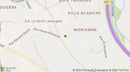 Plan d'accès au taxi Savary Michel - Haute Morienne