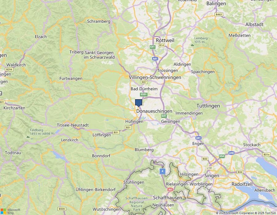 Map of Rudolf-Diesel-Strasse 5, Donaueschingen, 78166 Germany