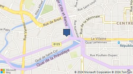 Plan d'accès au taxi Rennes-taxi35