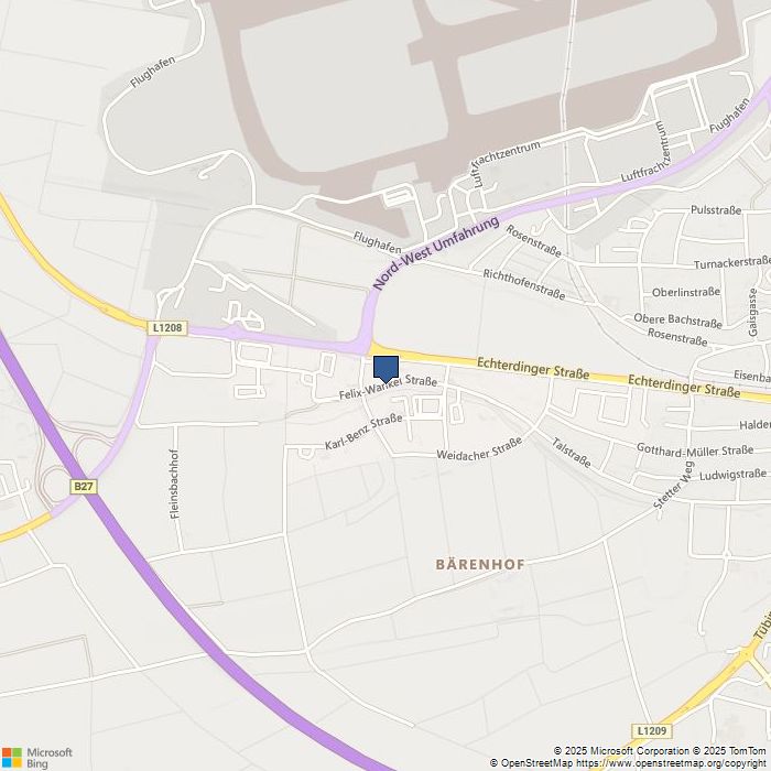 Map of Felix-Wankel-Strasse 44-70, Filderstadt, 70794 Germany