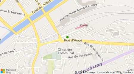 Plan d'accès au taxi Taxi Abbeilles Caen