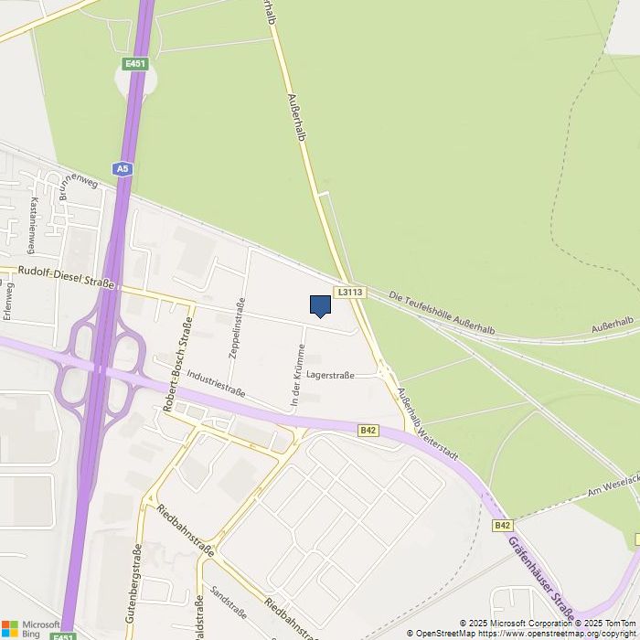 Map of Rudolf-Diesel-Straße 46, Weiterstadt, 64331 Germany