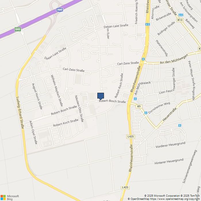 Map of Robert-Bosch-Straße 7, Mainz-Hechtsheim, Mainz, 55129 Germany