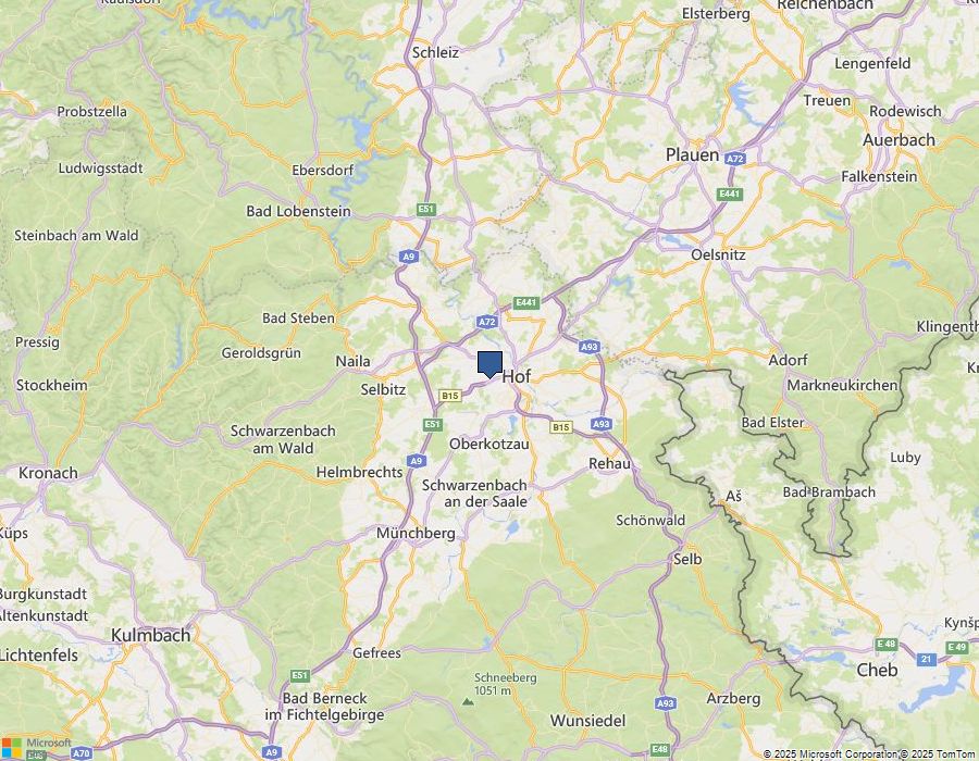 Map of At Hohensaas 13, Hof, 95030 Germany