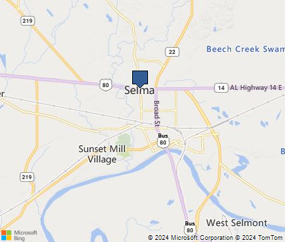 Selma alabama map