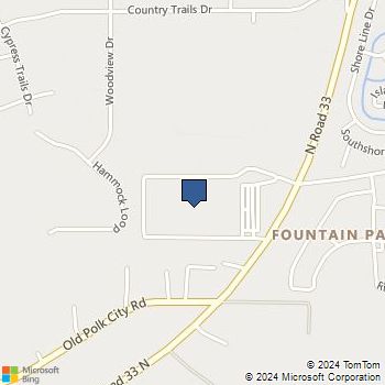 Map of Best Buy Warehouse at 8906 N Road 33, Polk City, FL 33868
