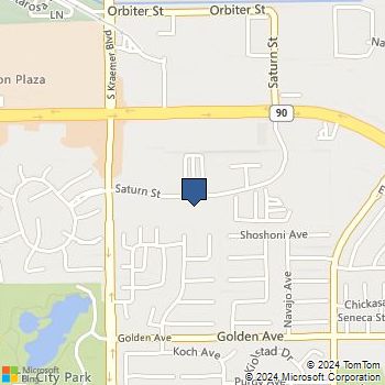 Map of Pacific Sales Kitchen & Home Brea at 2750 Saturn St, Brea, CA 92821