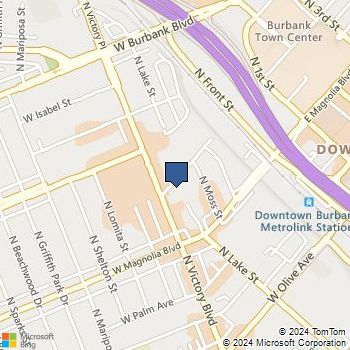 Map of Pacific Sales Kitchen & Home Burbank at 530 N Victory Blvd, Burbank, CA 91502