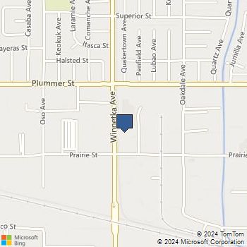 Map of Pacific Sales Kitchen & Home Chatsworth at 9330 N Winnetka Ave, Chatsworth, CA 91311