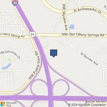 Map of Best Buy at 9130 N Skyview Ave, Kansas City, MO 64154