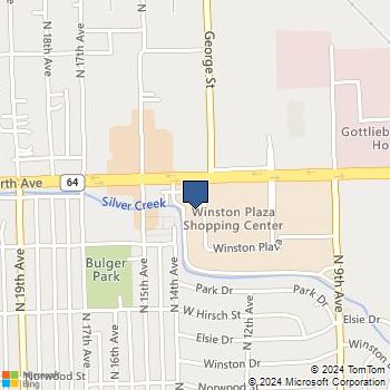 Map of Best Buy at 1334 Winston Plz, Melrose Park, IL 60160