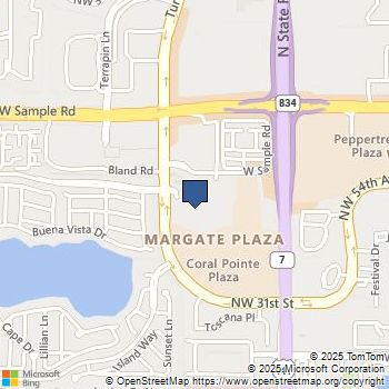 Map of Best Buy at 3300 NW 62nd Ave, Margate, FL 33063