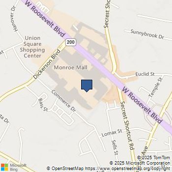 Map of Best Buy at 2115 W Roosevelt Blvd, Monroe, NC 28110