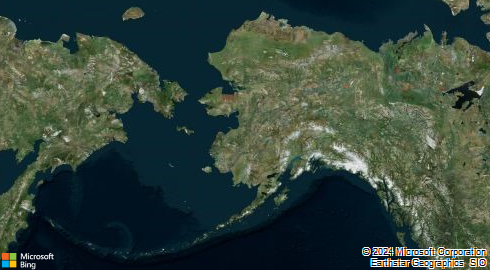 State of Alaska static map