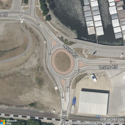 Bing Map of roundabout