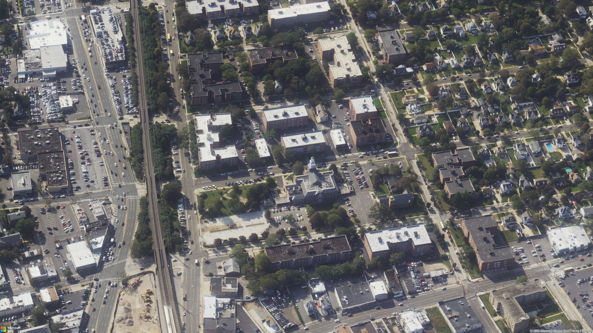 Overhead image of Freeport, NY.