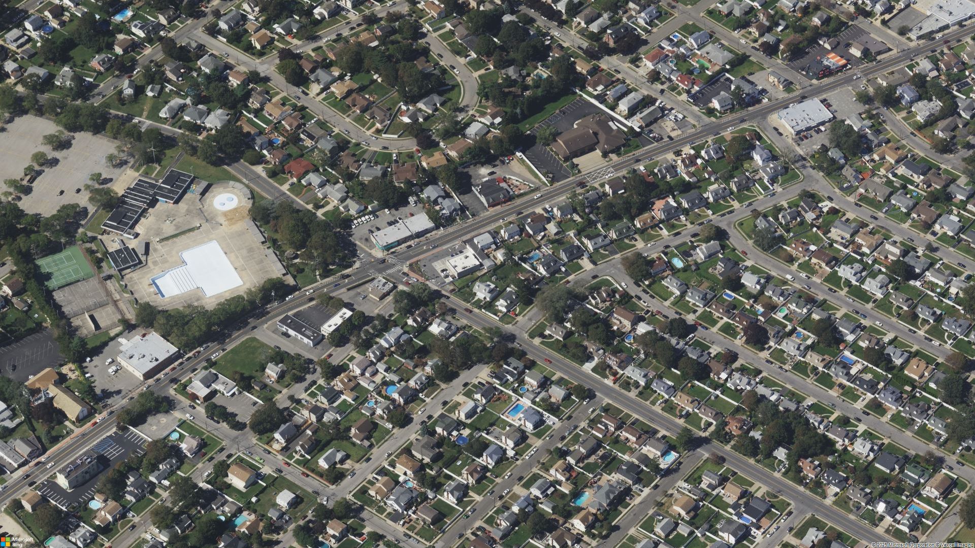 Overhead image of North Hempstead, NY.