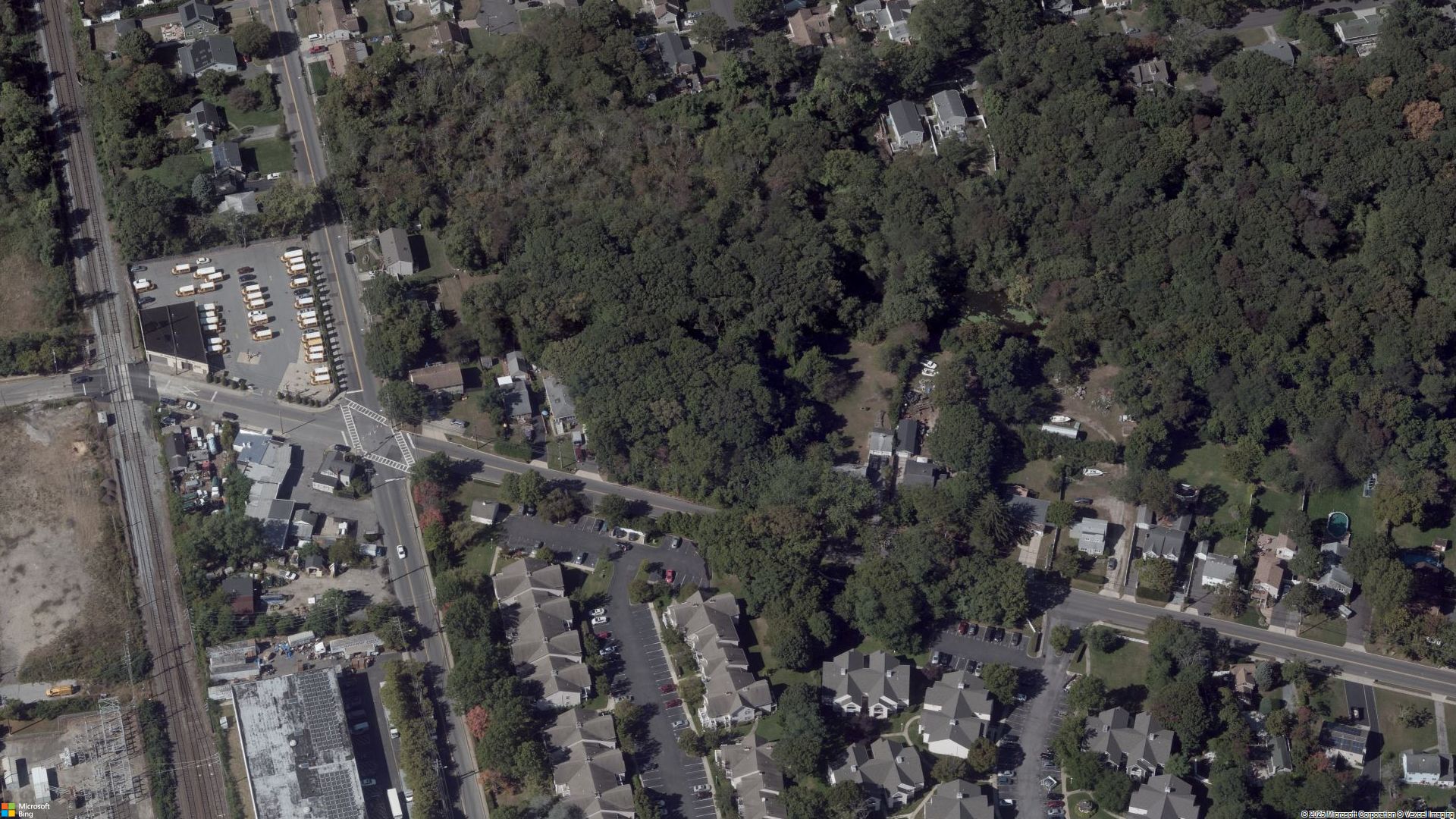 Overhead image of Islip, NY.