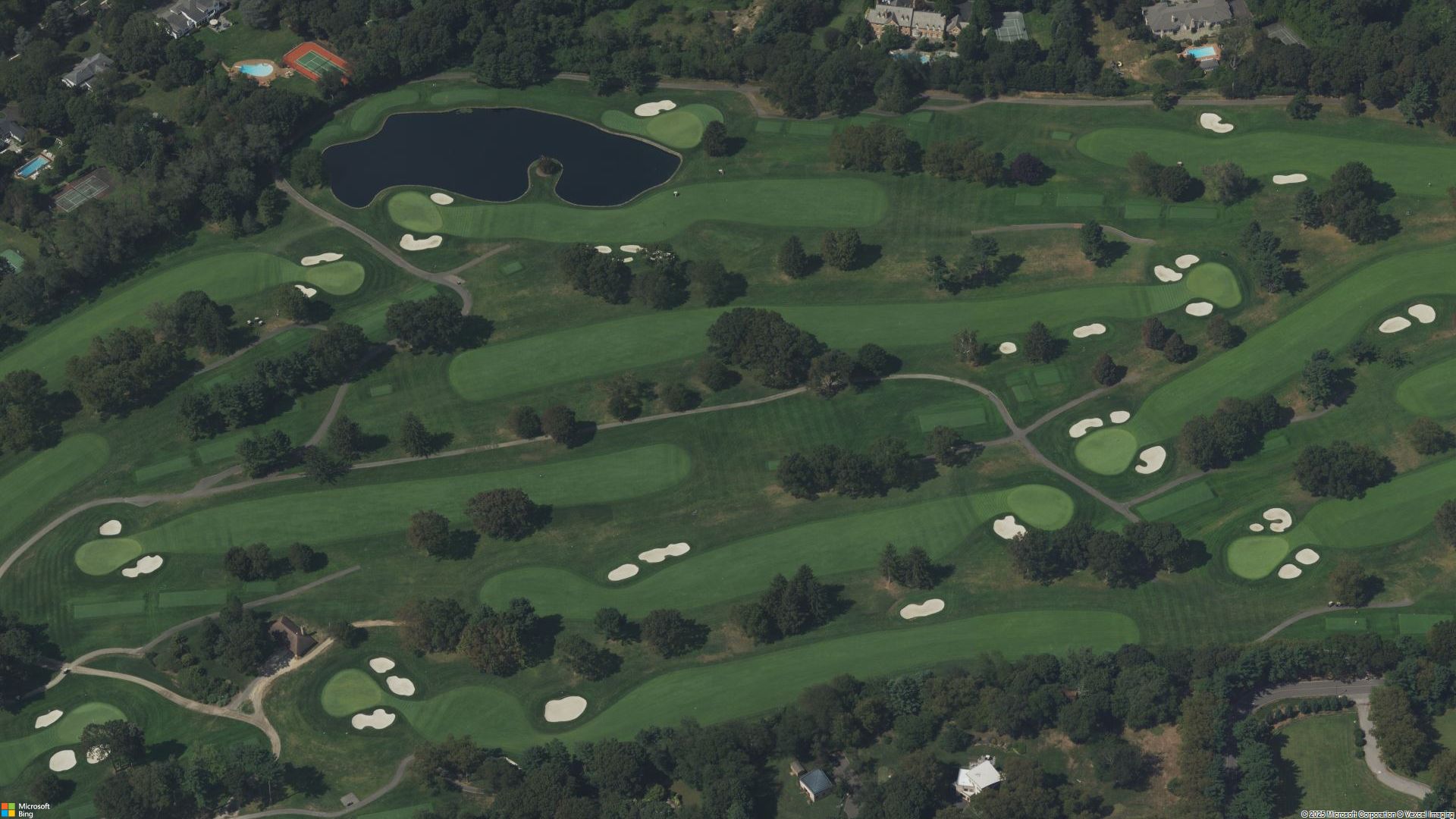 Overhead image of Old Westbury, NY.