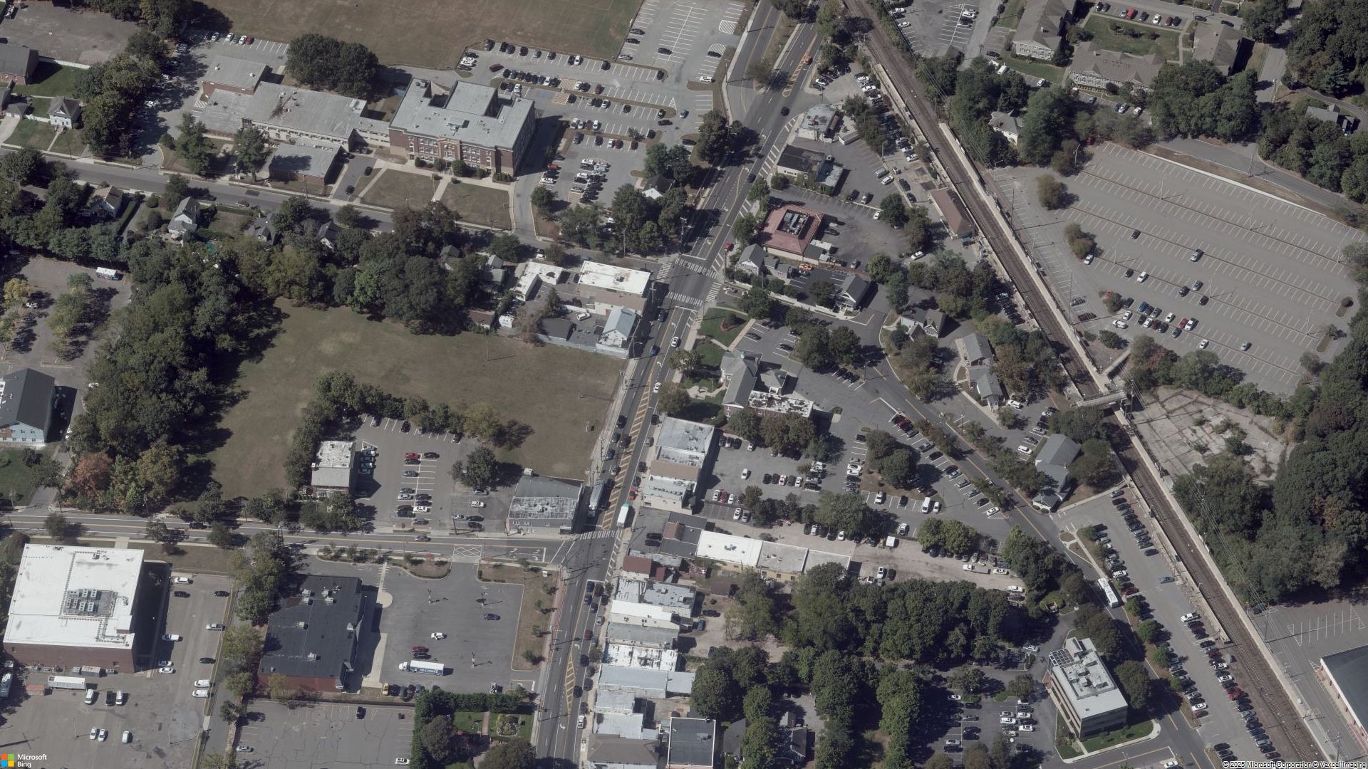Overhead image of Smithtown, NY.