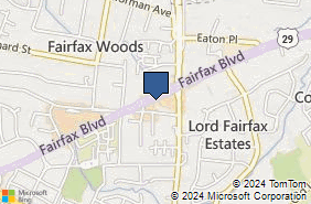 Bing Map of 10565 Fairfax Blvd Ste 104 Fairfax, VA 22030