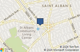 Bing Map of 18716 Linden Blvd Saint Albans, NY 11412