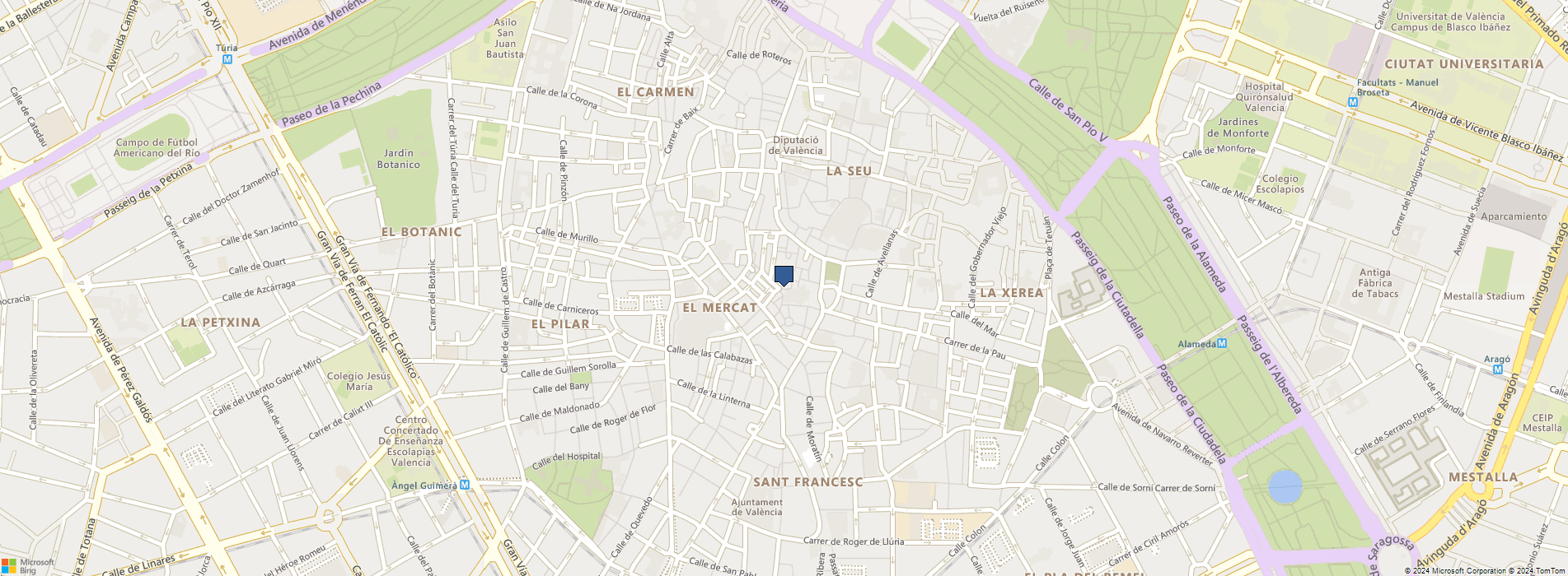 Bing Map of Kinepolis Ciudad de la Imágen, Madrid