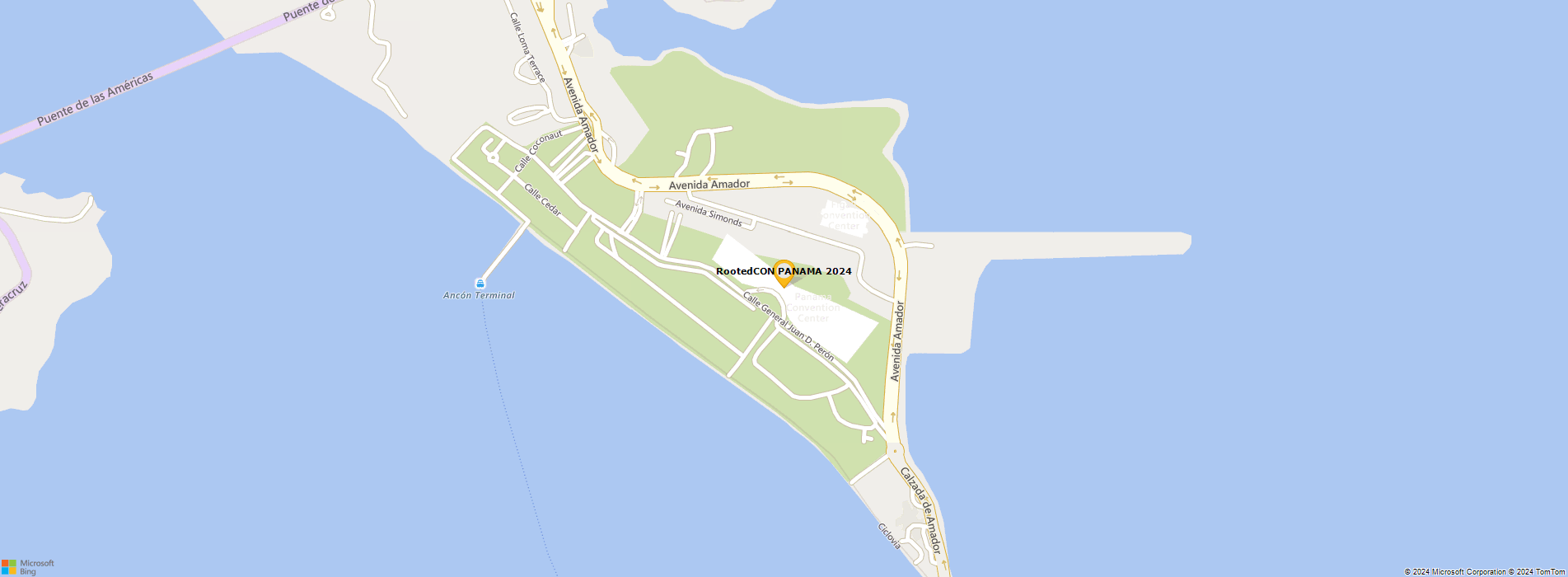 Bing Map of Panama Convention Center