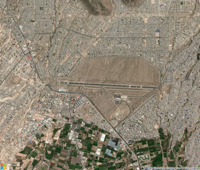 Взлётно-посадочная полоса Arequipa Rodriguez Ballon International Airport