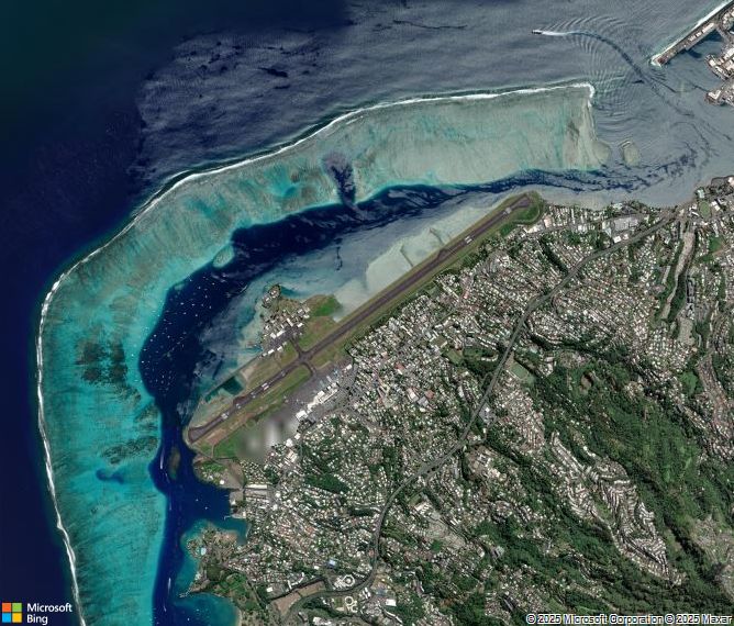 Взлётно-посадочная полоса Papeete Tahiti Faa'a International Airport