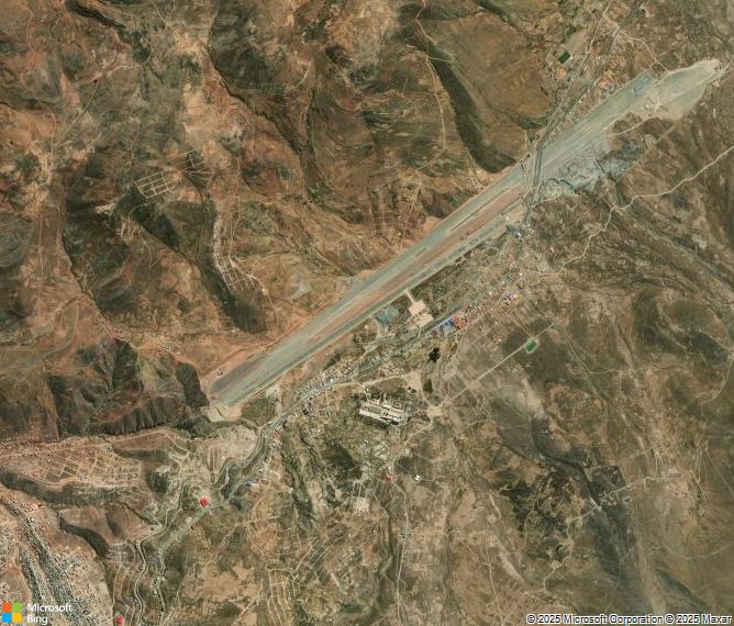 Взлётно-посадочная полоса Potosi Captain Nicolas Rojas Airport