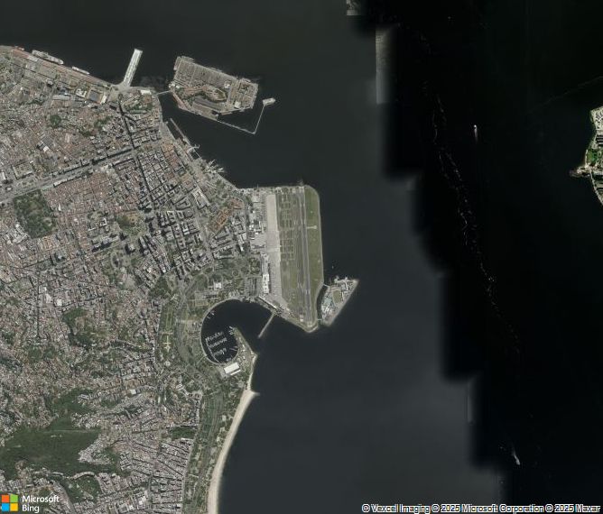 Взлётно-посадочная полоса Rio de Janeiro Santos Dumont