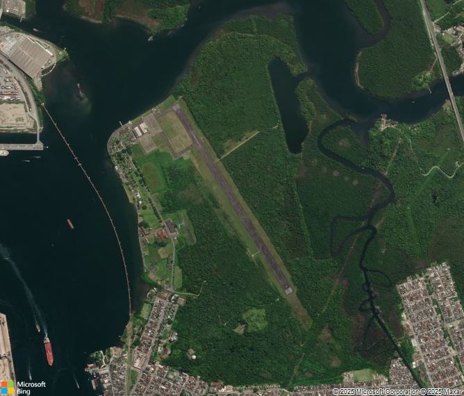 Взлётно-посадочная полоса Santos Guaruja Airport