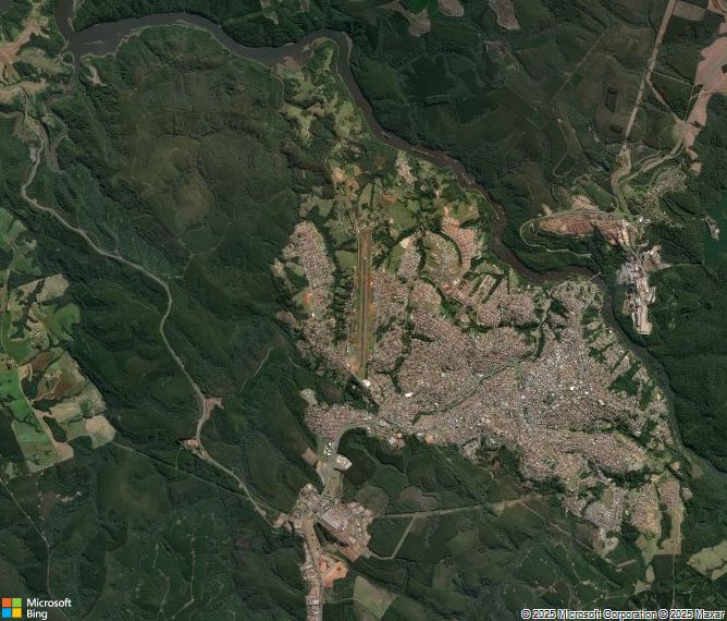 Взлётно-посадочная полоса Telemaco Borba Airport