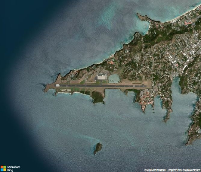 Взлётно-посадочная полоса Grenada Maurice Bishop International Airport