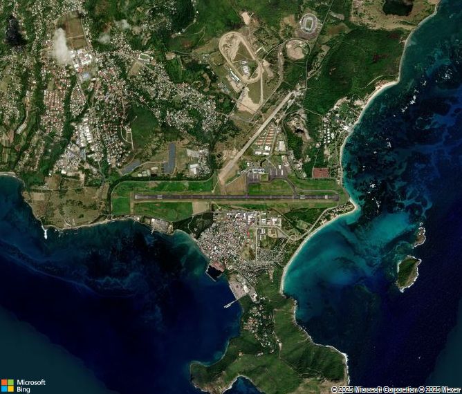 Взлётно-посадочная полоса Vieux Fort Hewanorra International Airport