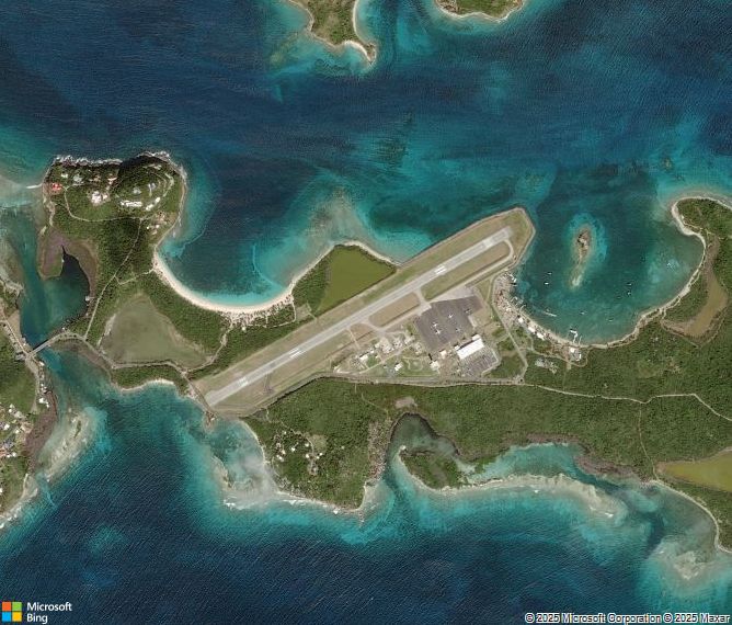 Взлётно-посадочная полоса Beef Island Terrance B. Lettsome Airport