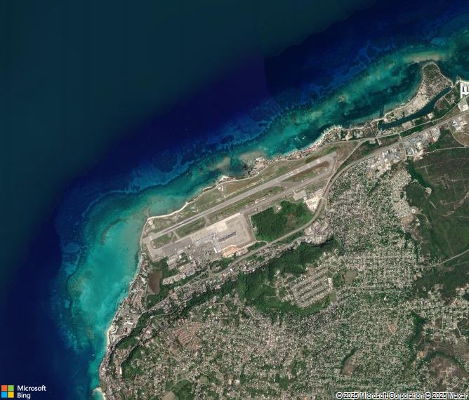 Взлётно-посадочная полоса Montego Bay Sangster International Airport
