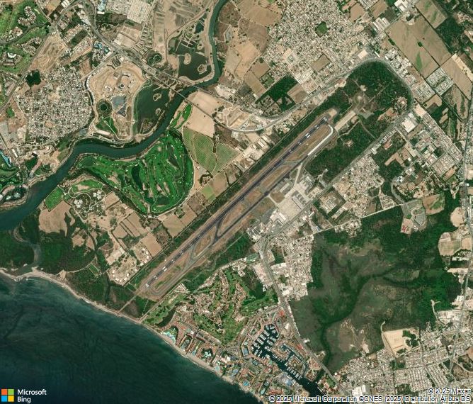 Взлётно-посадочная полоса Puerto Vallarta International Airport