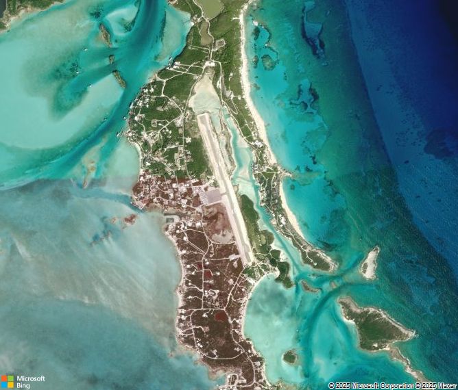 Взлётно-посадочная полоса Staniel Cay Airport