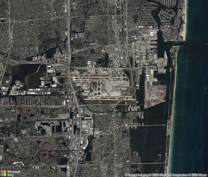 Взлётно-посадочная полоса Fort Lauderdale Hollywood International Airport