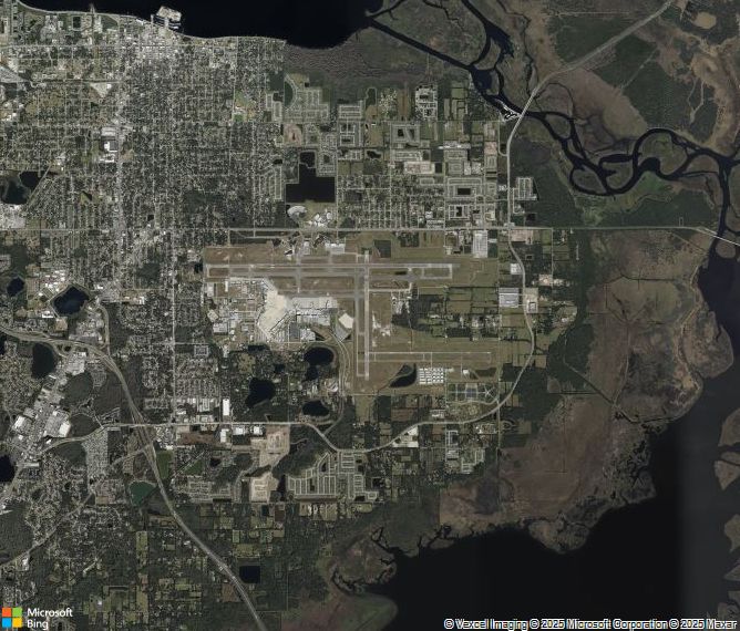 Взлётно-посадочная полоса Orlando Sanford International Airport