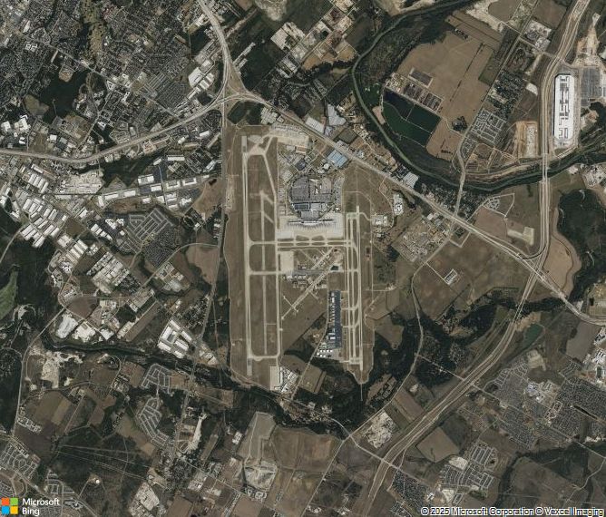 Взлётно-посадочная полоса Austin Bergstrom International Airport