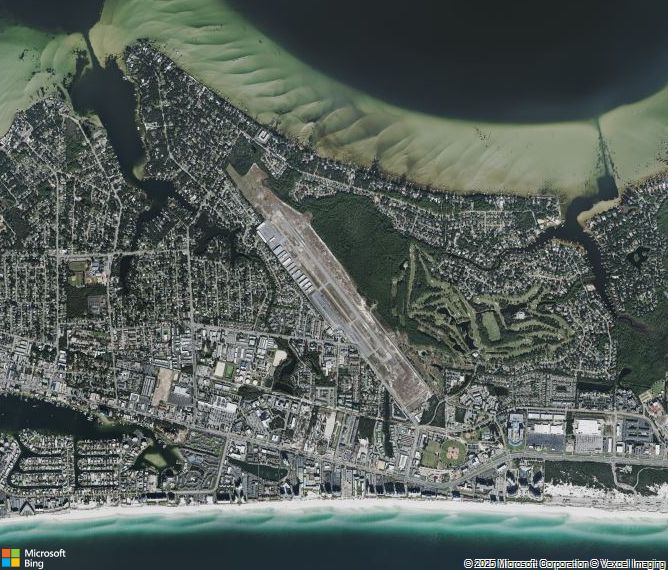 Взлётно-посадочная полоса Destin Fort Walton Beach Airport