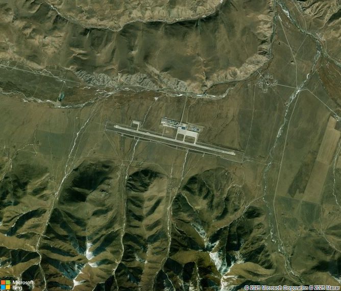 Взлётно-посадочная полоса Yushu Batang Airport