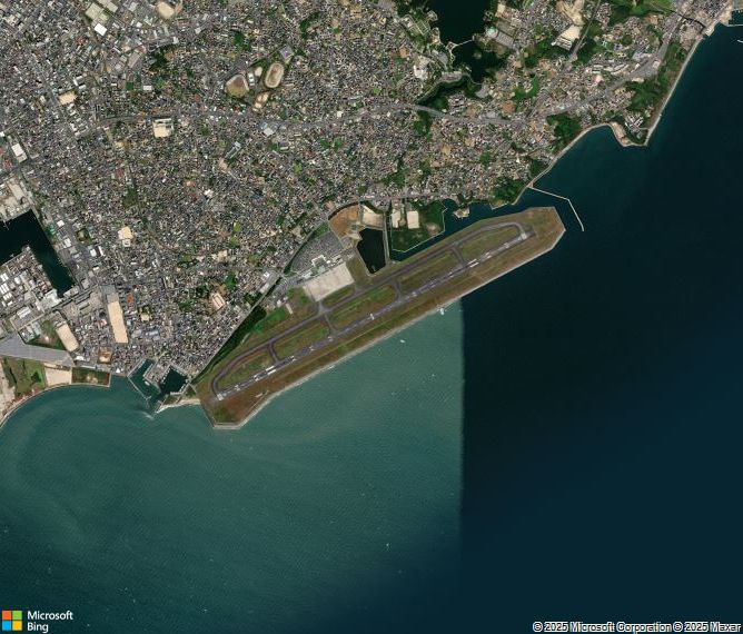 Взлётно-посадочная полоса Ube Yamaguchi Airport