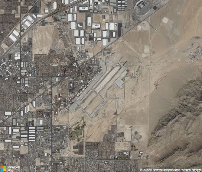 Взлётно-посадочная полоса Las Vegas Nellis Air Force Base
