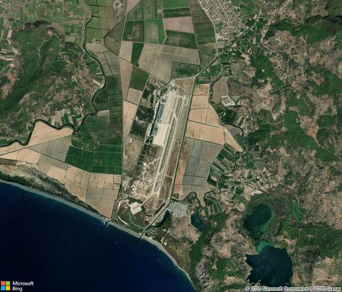 Взлётно-посадочная полоса Dalaman Airport